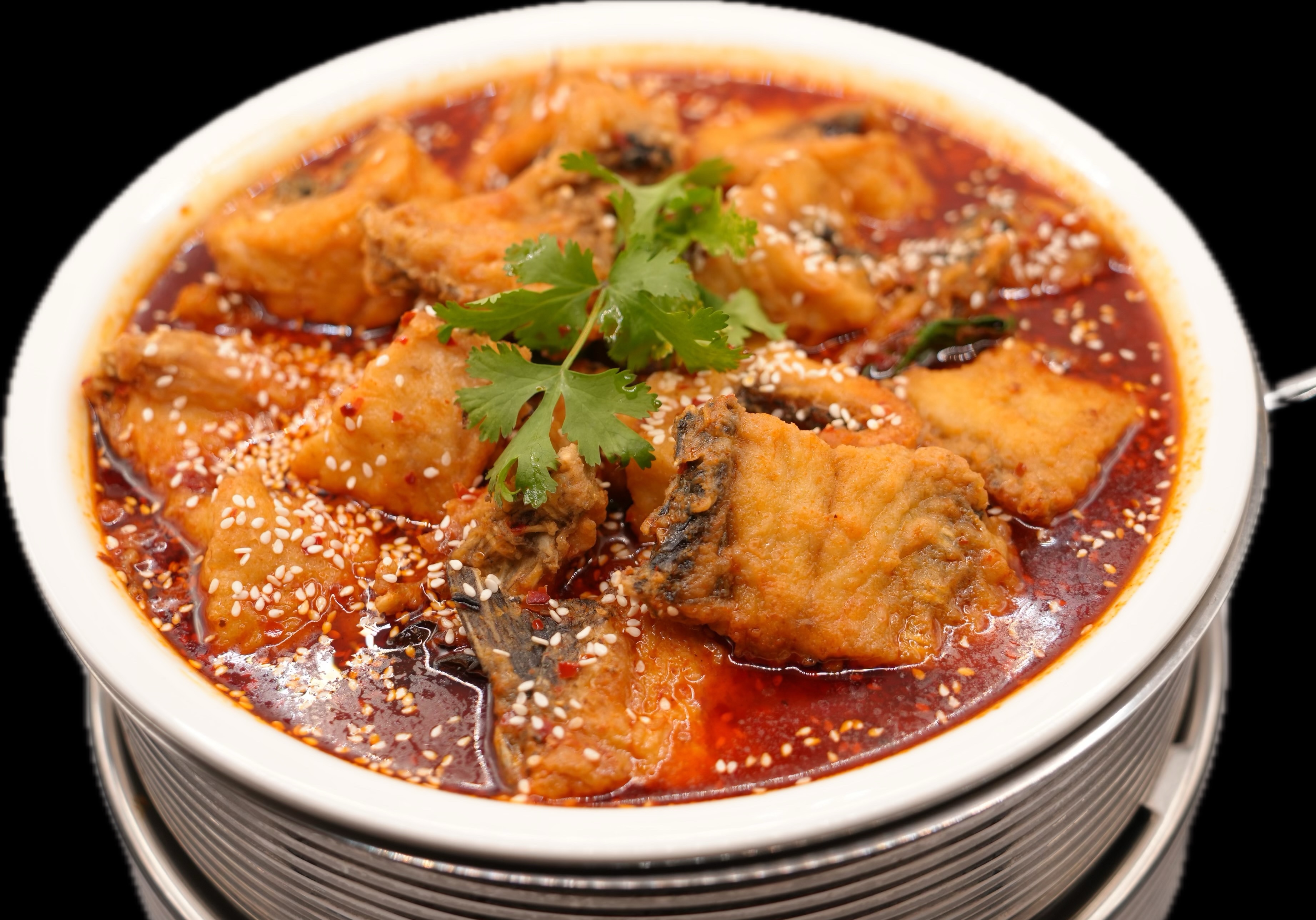 سمك مقلي حار