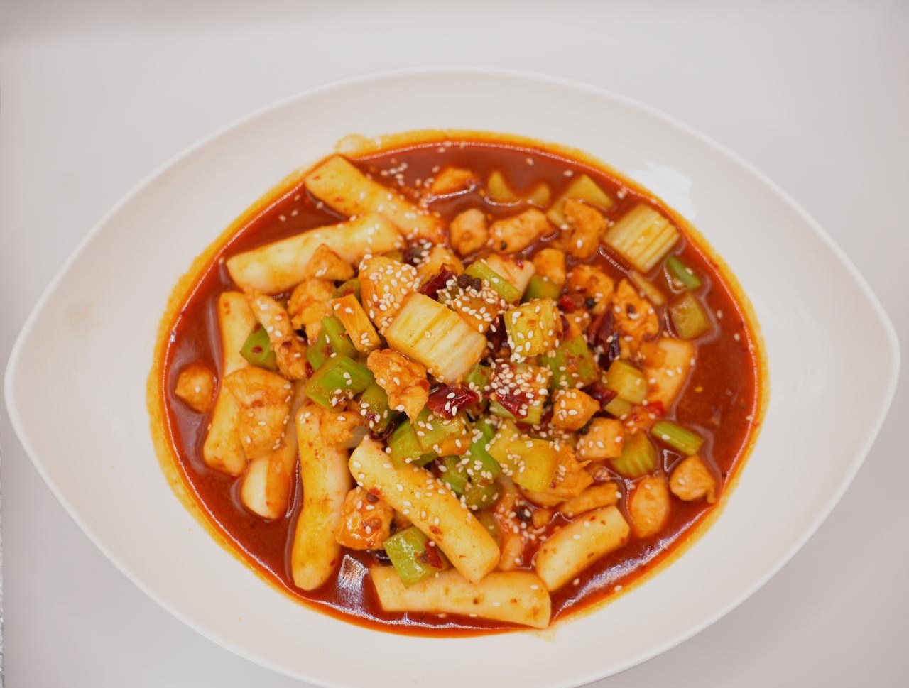 كعك الأرز المقلي (طبق كبير)