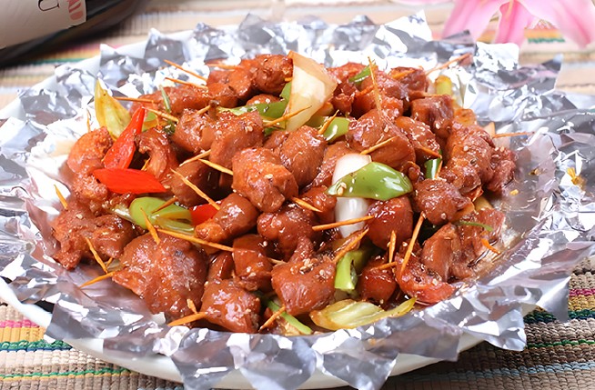 دجاج  المقلي بالساج