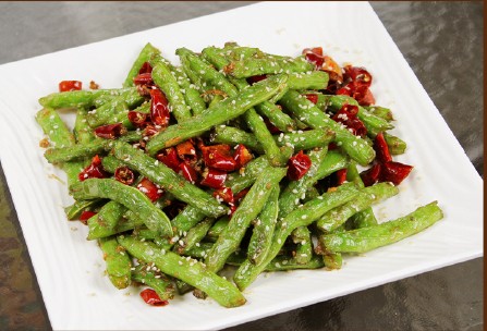 فاصوليا خضراء مقلية